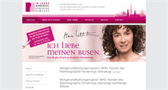 Desktop Screenshot of mammascreening-hamburg.de